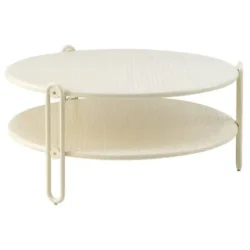 Blixt sohvapöytä 85 cm Pearl White