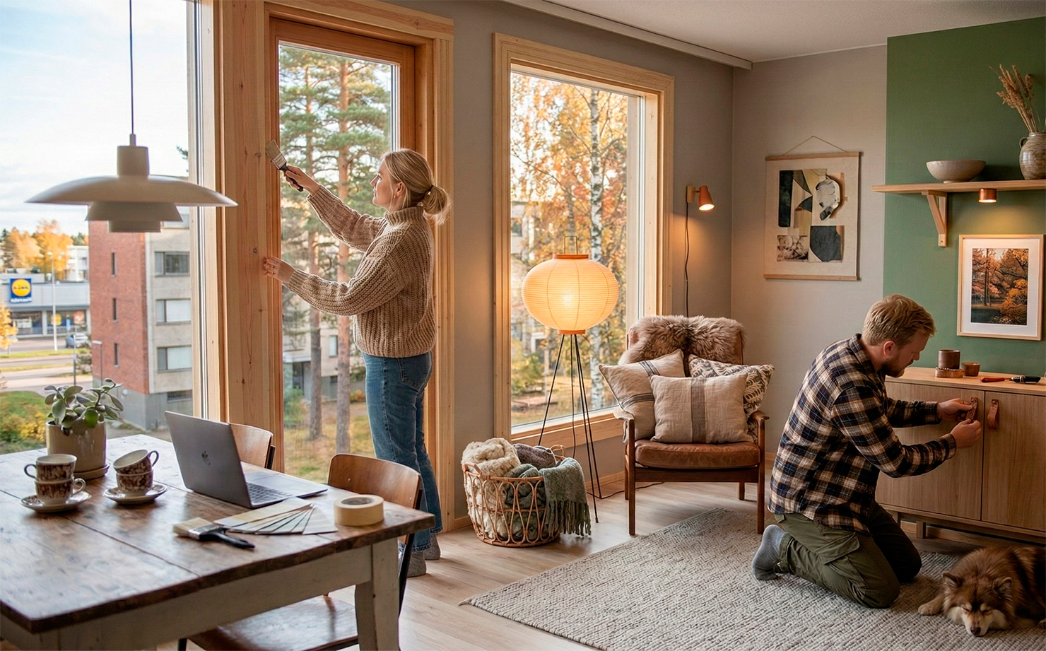 kerrostaloasunnon sisustusremontti